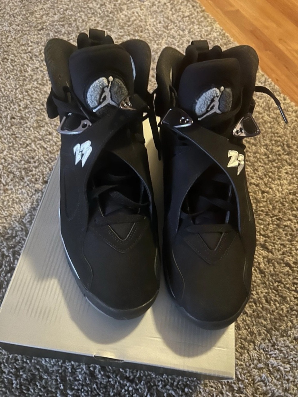 Air Jordan Retro 8 “Chrome” size 14